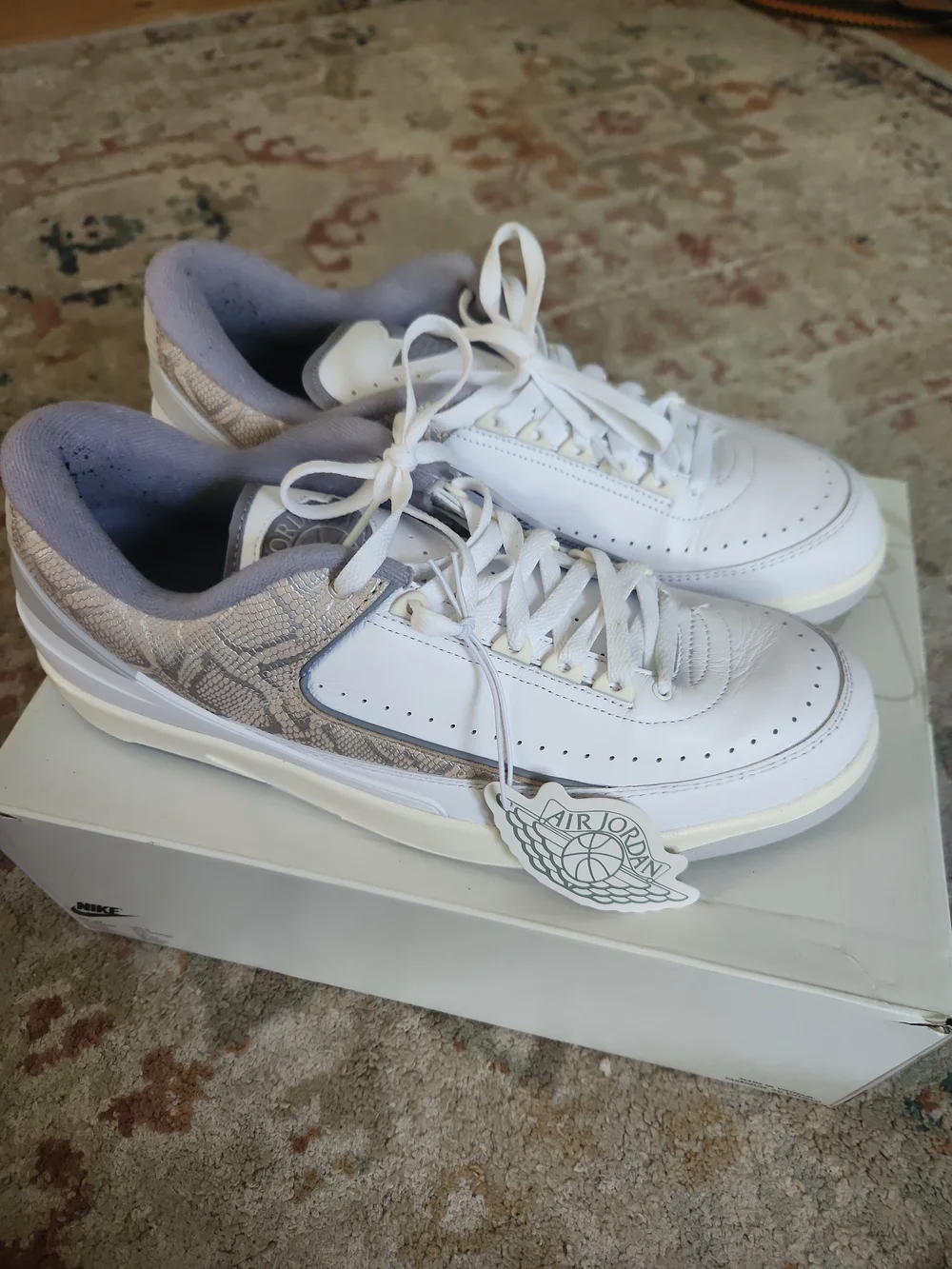 Size 14 - Air Jordan 2 Retro Low Python With Box